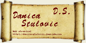 Danica Štulović vizit kartica
